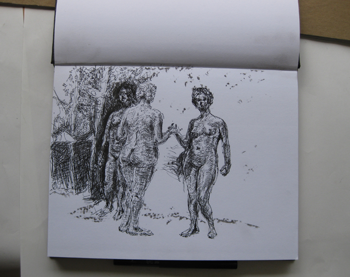 joe hou's father sketch at norton simon sketch